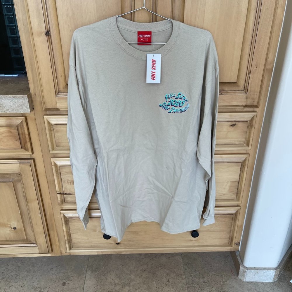 NEW Full Send by Nelk Boys Long-sleeved T-Shirt in XL